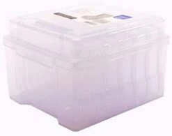 Vaessen Creative Transparent Carry Case With Lid And 16 Colourful Containers, For Cutting Dies, Photos And Other Craft Supplies, 37,50 X 30 X 13 Cm, 5 X 30 X 13 Cm 12 Vaessen Creative Transparent Carry Case With Lid And 16 Colourful Containers, For Cutting Dies, Photos And Other Craft Supplies, 37,50 X 30 X 13 Cm, 5 X 30 X 13 Cm -Brabantia Shop 212c2uVRkDL. AC