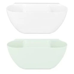 Navaris Hanging Kitchen Waste Bins - Over-Cabinet Garbage Bowl Holder Trash Containers For Collecting Food Scraps And Compost From Counter - Set Of 2 -Brabantia Shop 2171a8rQXbL