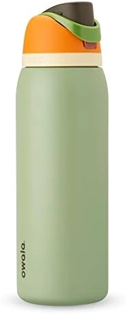 Owala FreeSip Insulated Stainless Steel Water Bottle With Straw For Sports And Travel, BPA-Free, 24-oz, Very, Very Dark 12 Owala FreeSip Insulated Stainless Steel Water Bottle With Straw For Sports And Travel, BPA-Free, 24-oz, Very, Very Dark - Image 12