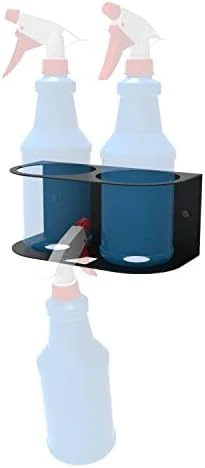 HQYing Steel Spray Bottle Holder, Storage Rack For Garage And Home, Craft Workspace Paint Bottle, Easy Install Wall Mount With Hardware (4 Bottles) 8 HQYing Steel Spray Bottle Holder, Storage Rack For Garage And Home, Craft Workspace Paint Bottle, Easy Install Wall Mount With Hardware (4 Bottles) - Image 8