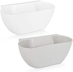 Navaris Hanging Kitchen Waste Bins - Over-Cabinet Garbage Bowl Holder Trash Containers For Collecting Food Scraps And Compost From Counter - Set Of 2 -Brabantia Shop 21RbrgKnUDS. AC