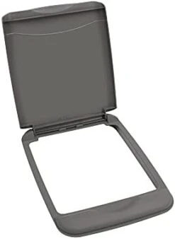 Rev-A-Shelf RV-35-LID-18-1 35 Quart Polymer Trash Waste Container Garbage Can Replacement Lid For Kitchen Sliding Cabinet Base, Black (Lid Only) -Brabantia Shop 21SDXIIvlL. AC