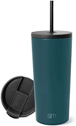 Simple Modern Insulated Tumbler With Lid And Straw | Iced Coffee Cup Reusable Stainless Steel Water Bottle Travel Mug | Gifts For Women Men Her Him | Classic Collection | 20oz | Sweet Taffy 8 Simple Modern Insulated Tumbler With Lid And Straw | Iced Coffee Cup Reusable Stainless Steel Water Bottle Travel Mug | Gifts For Women Men Her Him | Classic Collection | 20oz | Sweet Taffy - Image 8