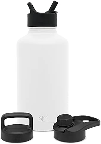 Simple Modern Water Bottle With Straw And Chug Lid Vacuum Insulated Stainless Steel Metal Thermos Bottles | Reusable Leak Proof BPA-Free Flask For Sports, Gym | Summit Collection | 32oz, Winter White 6 Simple Modern Water Bottle With Straw And Chug Lid Vacuum Insulated Stainless Steel Metal Thermos Bottles | Reusable Leak Proof BPA-Free Flask For Sports, Gym | Summit Collection | 32oz, Winter White - Image 6