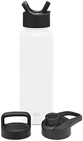 Simple Modern Water Bottle With Straw And Chug Lid Vacuum Insulated Stainless Steel Metal Thermos Bottles | Reusable Leak Proof BPA-Free Flask For Sports, Gym | Summit Collection | 32oz, Winter White 11 Simple Modern Water Bottle With Straw And Chug Lid Vacuum Insulated Stainless Steel Metal Thermos Bottles | Reusable Leak Proof BPA-Free Flask For Sports, Gym | Summit Collection | 32oz, Winter White - Image 11