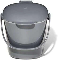 OXO Good Grips Easy-Clean Compost Bin, Charcoal - 0.75 GAL -Brabantia Shop 310piyt8 L. AC