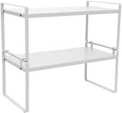 Ettori Stackable Cabinet Organizers And Storage, 2 Packs Cabinet Storage Organization, Clear Cabinet Shelves And Kitchen Counter Shelf- Translucent Plastic And Metal -Brabantia Shop 314Cf9dG7HL. AC