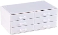 Cq Acrylic 6 Drawers Stackable Makeup Organizer Storage Drawers, Bathroom Organizers,Clear Plastic Storage Bins For Vanity,Under Sink,Kitchen Cabinets,Pantry,Home Organization And Storage -Brabantia Shop 314VyOojVeL. AC
