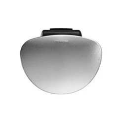 Simplehuman 10 Liter / 2.6 Gallon Small Semi-Round Bathroom Step Trash Can, Brushed Stainless Steel -Brabantia Shop 315kBnlhu6L