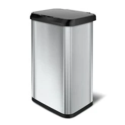 Glad Stainless Steel Step Trash Can With Clorox Odor Protection | Large Metal Kitchen Garbage Bin With Soft Close Lid, Foot Pedal And Waste Bag Roll Holder, 20 Gallon, Stainless -Brabantia Shop 316fYEwelWL