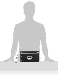 Nakabayashi FBB-S-BK Storage Box, Stock Box With Lid, Small, Black -Brabantia Shop 317FbTXhWIL