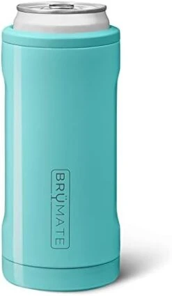BrüMate Hopsulator Slim Can Cooler Insulated For 12oz Slim Cans | Skinny Can Coozie Insulated Stainless Steel Drink Holder For Hard Seltzer, Beer, Soda, And Energy Drinks (Glitter Mermaid) -Brabantia Shop 317yaUg1bJL. AC
