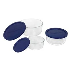 Pyrex Simply Store 6-Pc Glass Food Storage Container Set With Lid, 7-Cup, 4-Cup, & 2-Cup Round Glass Storage Containers With Lid, BPA-Free Lid, Dishwasher, Microwave And Freezer Safe 12 Pyrex Simply Store 6-Pc Glass Food Storage Container Set With Lid, 7-Cup, 4-Cup, & 2-Cup Round Glass Storage Containers With Lid, BPA-Free Lid, Dishwasher, Microwave And Freezer Safe -Brabantia Shop 318TPnnnVFL