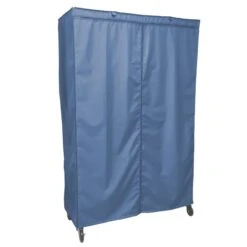 FORMOSA COVERS | Storage Shelving Unit Cover, Fits Racks 60"Wx24"Dx72"H (Cover Only, Dusty Blue Color)