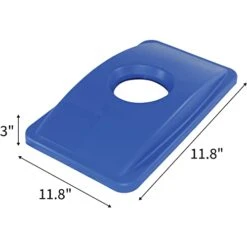 Genuine Joe 98219 23-Gal Recycling Bin Round Cutout Lid -Brabantia Shop 31BM5XcauiL