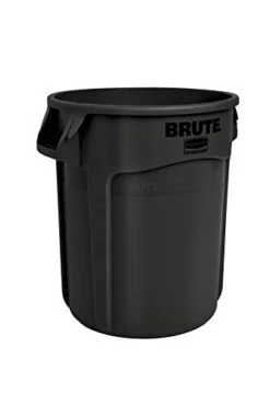 Rubbermaid Commercial Products BRUTE Heavy-Duty Trash/Garbage Can, 20-Gallon, Gray, Wastebasket For Home/Garage/Mall/Office/Stadium/Bathroom, Pack Of 6 -Brabantia Shop 31BqrS874sL