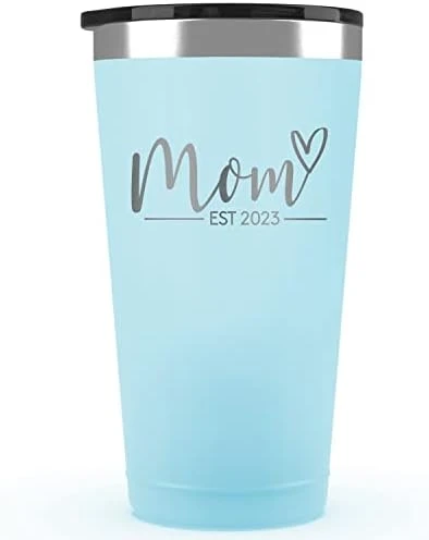 New Mom Gifts For Women - Mom Est. 2023, Mom Tumbler Seaside 16 Oz - Sentimental Gifts For Mom - First Mothers Day Gifts - New Mom Gifts For Women After Birth - Pregnancy Gifts For First Time Moms 5 New Mom Gifts For Women - Mom Est. 2023, Mom Tumbler Seaside 16 Oz - Sentimental Gifts For Mom - First Mothers Day Gifts - New Mom Gifts For Women After Birth - Pregnancy Gifts For First Time Moms - Image 5