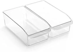 | Plastic Storage Bins, X-Large | THE CURVE COLLECTION | Multi-Use Organizer Bins | Built-In Handle | BPA-Free | Pantry Organization | Home Organization | Fridge Organizer | Freezer Organizer 25 | Plastic Storage Bins, X-Large | THE CURVE COLLECTION | Multi-Use Organizer Bins | Built-In Handle | BPA-Free | Pantry Organization | Home Organization | Fridge Organizer | Freezer Organizer -Brabantia Shop 31D3LSt4U L. AC