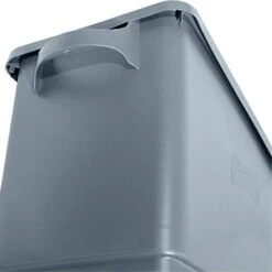 Genuine Joe GJO60465 Plastic Space Saving Waste Container, 23 Gallon Capacity, 23" Width X 30" Height X 11" Depth, Gray 9 Genuine Joe GJO60465 Plastic Space Saving Waste Container, 23 Gallon Capacity, 23" Width X 30" Height X 11" Depth, Gray -Brabantia Shop 31DaPCjZehL