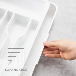 Expandable Utensil Tray DrawerFit Organizer, White. -Brabantia Shop 31EdNZ5iBxL