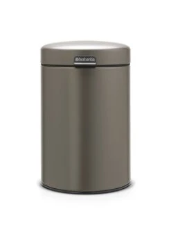Brabantia NewIcon Wall Mounted Bin, Platinum, 3 Litre