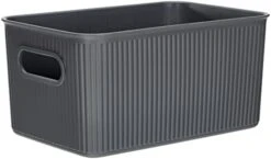 Tatay Storage Box Baobab, 22L Capacity, Polypropylene, BPA Free, Mist Blue Measures 29.4 X 38.5 X 23 Cm -Brabantia Shop 31Gx3767EiL. AC