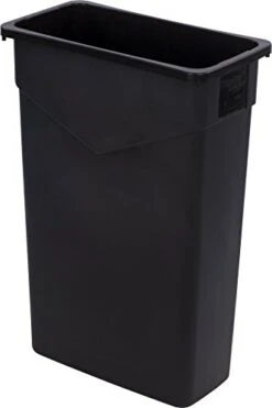 Carlisle FoodService Products TrimLine Plastic Rectangle Waste Container, 15 Gallons, Grey -Brabantia Shop 31HE6V g0LL