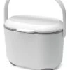 Addis 2.5 Litre Kitchen Compost Caddy, White/Grey