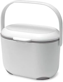 Addis 2.5 Litre Kitchen Compost Caddy, White/Grey -Brabantia Shop 31HV1ujsVCL. AC