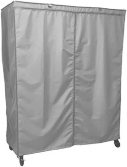 Formosa Covers | The Original Storage Shelving Unit Cover, Keep Garage, Closet, Medical Office, Kitchen, Yard Neat | Wire Steel Metal Shelf Accessories Fits Racks 48" W X 24 D X 72H (Cover Only Grey) -Brabantia Shop 31ItijbjqL. AC