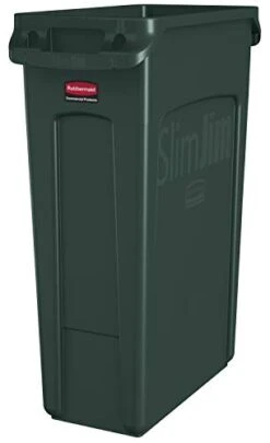 Rubbermaid Commercial Products Slim Jim Plastic Rectangular Recycling Bin With Venting Channels, 23 Gallon, Blue Recycling (FG354007BLUE) 18 Rubbermaid Commercial Products Slim Jim Plastic Rectangular Recycling Bin With Venting Channels, 23 Gallon, Blue Recycling (FG354007BLUE) -Brabantia Shop 31Ke1lKgJL