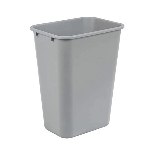 AmazonCommercial 10 Gallon Rectangular Commercial Office Wastebasket, W/ Recycle Logo, 1-Pack, Blue 10 AmazonCommercial 10 Gallon Rectangular Commercial Office Wastebasket, W/ Recycle Logo, 1-Pack, Blue - Image 10