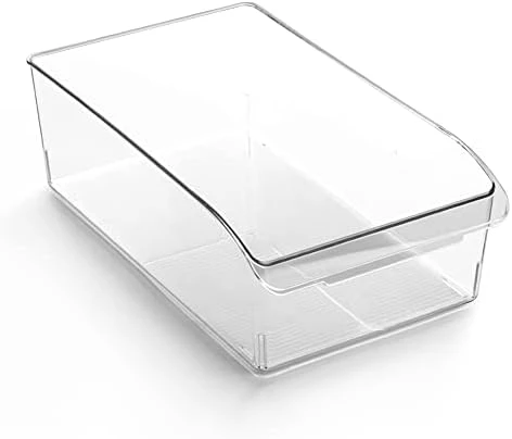 | Plastic Storage Bins, X-Large | THE CURVE COLLECTION | Multi-Use Organizer Bins | Built-In Handle | BPA-Free | Pantry Organization | Home Organization | Fridge Organizer | Freezer Organizer 12 | Plastic Storage Bins, X-Large | THE CURVE COLLECTION | Multi-Use Organizer Bins | Built-In Handle | BPA-Free | Pantry Organization | Home Organization | Fridge Organizer | Freezer Organizer - Image 12