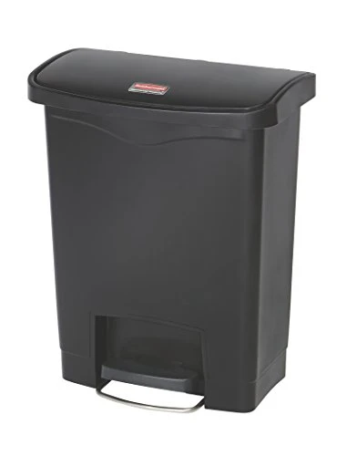 Rubbermaid Commercial Products - 1883566 Streamline Slim Step-On Plastic Trash Garbage Can, 13 Gallon, Red 12 Rubbermaid Commercial Products - 1883566 Streamline Slim Step-On Plastic Trash Garbage Can, 13 Gallon, Red - Image 12