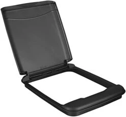 Rev-A-Shelf RV-35-LID-18-1 35 Quart Polymer Trash Waste Container Garbage Can Replacement Lid For Kitchen Sliding Cabinet Base, Black (Lid Only) -Brabantia Shop 31MupumfWRL. AC
