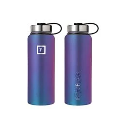 IRON °FLASK Sports Water Bottle - 40oz, 3 Lids (Straw Lid), Leak Proof - Stainless Steel Gym & Sport Bottles For Men, Women & Kids - Double Walled, Insulated Thermos, Metal Canteen -Brabantia Shop 31NP8xSRqHL