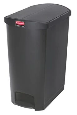 Rubbermaid Commercial Products - 1883566 Streamline Slim Step-On Plastic Trash Garbage Can, 13 Gallon, Red 21 Rubbermaid Commercial Products - 1883566 Streamline Slim Step-On Plastic Trash Garbage Can, 13 Gallon, Red -Brabantia Shop 31P9RaMDDvL