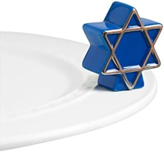 Nora Fleming Hand-Painted Mini: Golden Wishes (White Gift) A185 4 Nora Fleming Hand-Painted Mini: Golden Wishes (White Gift) A185 - Image 4