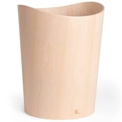 Kazai. Real Wood Waste Paper Bin Börje | Modern Wooden Paper Basket For Office, Kids' Room, Bedroom And More | 9 Liters | Birch -Brabantia Shop 31R4k7skfyL