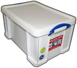 Really Useful Plastic Storage Box 33 Litre White Strong -Brabantia Shop 31R6502QKL. AC 1