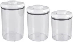 OXO Good Grips 3-Piece Airtight POP Round Canister Set 17 OXO Good Grips 3-Piece Airtight POP Round Canister Set -Brabantia Shop 31RNT6S911L. AC