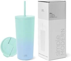 Simple Modern Insulated Tumbler With Lid And Straw | Iced Coffee Cup Reusable Stainless Steel Water Bottle Travel Mug | Gifts For Women Men Her Him | Classic Collection | 24oz | Midnight Black 24 Simple Modern Insulated Tumbler With Lid And Straw | Iced Coffee Cup Reusable Stainless Steel Water Bottle Travel Mug | Gifts For Women Men Her Him | Classic Collection | 24oz | Midnight Black -Brabantia Shop 31SAUsLRPsL. AC