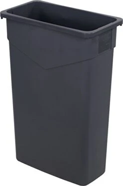 Carlisle FoodService Products TrimLine Plastic Rectangle Waste Container, 15 Gallons, Grey -Brabantia Shop 31SrVhntxL