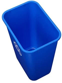 AmazonCommercial 10 Gallon Rectangular Commercial Office Wastebasket, W/ Recycle Logo, 1-Pack, Blue 17 AmazonCommercial 10 Gallon Rectangular Commercial Office Wastebasket, W/ Recycle Logo, 1-Pack, Blue -Brabantia Shop 31TPhWjEvKS