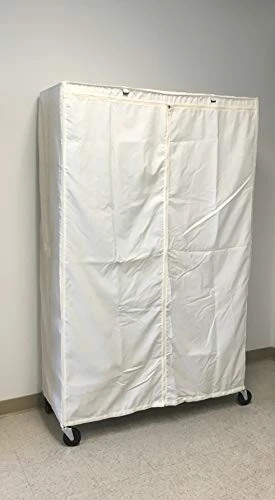 Formosa Covers Storage Shelving Unit Cover, Fits Racks 48" Wx18 Dx72 H (Cover Only Off White Color) 2 Formosa Covers Storage Shelving Unit Cover, Fits Racks 48" Wx18 Dx72 H (Cover Only Off White Color) - Image 2