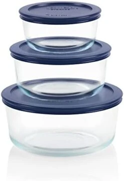 Pyrex Simply Store 6-Pc Glass Food Storage Container Set With Lid, 7-Cup, 4-Cup, & 2-Cup Round Glass Storage Containers With Lid, BPA-Free Lid, Dishwasher, Microwave And Freezer Safe 17 Pyrex Simply Store 6-Pc Glass Food Storage Container Set With Lid, 7-Cup, 4-Cup, & 2-Cup Round Glass Storage Containers With Lid, BPA-Free Lid, Dishwasher, Microwave And Freezer Safe -Brabantia Shop 31WJA8WyeML. AC