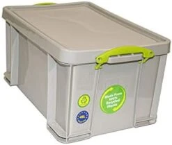 Really Useful Plastic Storage Box 35 Litre With XXL Lid White Strong -Brabantia Shop 31XvwJfmNAL. AC