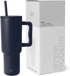 Simple Modern 40 Oz Tumbler With Handle And Straw Lid | Insulated Cup Reusable Stainless Steel Water Bottle Travel Mug Cupholder Friendly | Gifts For Women Him Her | Trek Collection | Raspberry Vibes -Brabantia Shop 31Y58N916LL. AC
