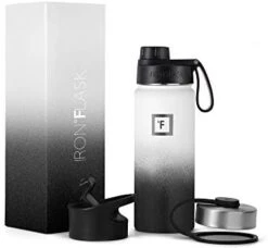 IRON °FLASK Sports Water Bottle - 40 Oz, 3 Lids (Spout Lid), Leak Proof, Vacuum Insulated Stainless Steel, Double Walled, Thermo Mug, Metal Canteen -Brabantia Shop 31a 4yluYRL. AC