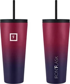 IRON °FLASK Tumbler - Airtight Leak-Proof, Durable Stainless Steel Bottle - Double Walled, Drinking Cup, Hot & Cold Insulated Thermo Tumblers - Coffee & Water Travel Mug, 32 Ounces -Brabantia Shop 31aC4NPmzdL